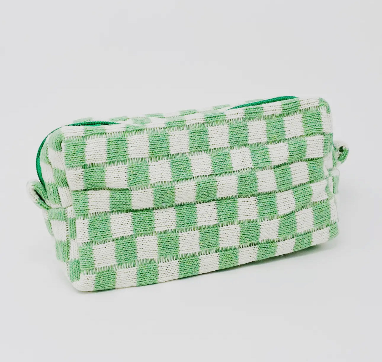 Checkered zipper pouches
