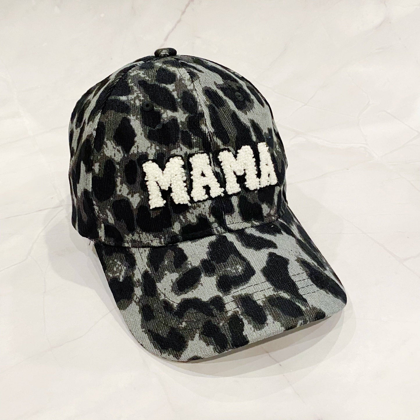 Wild Mama Corduroy Ball Cap: Brown