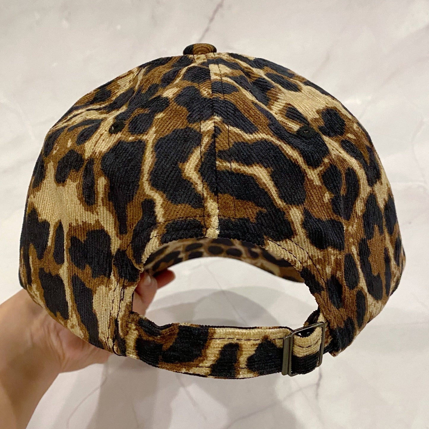 Wild Mama Corduroy Ball Cap: Brown