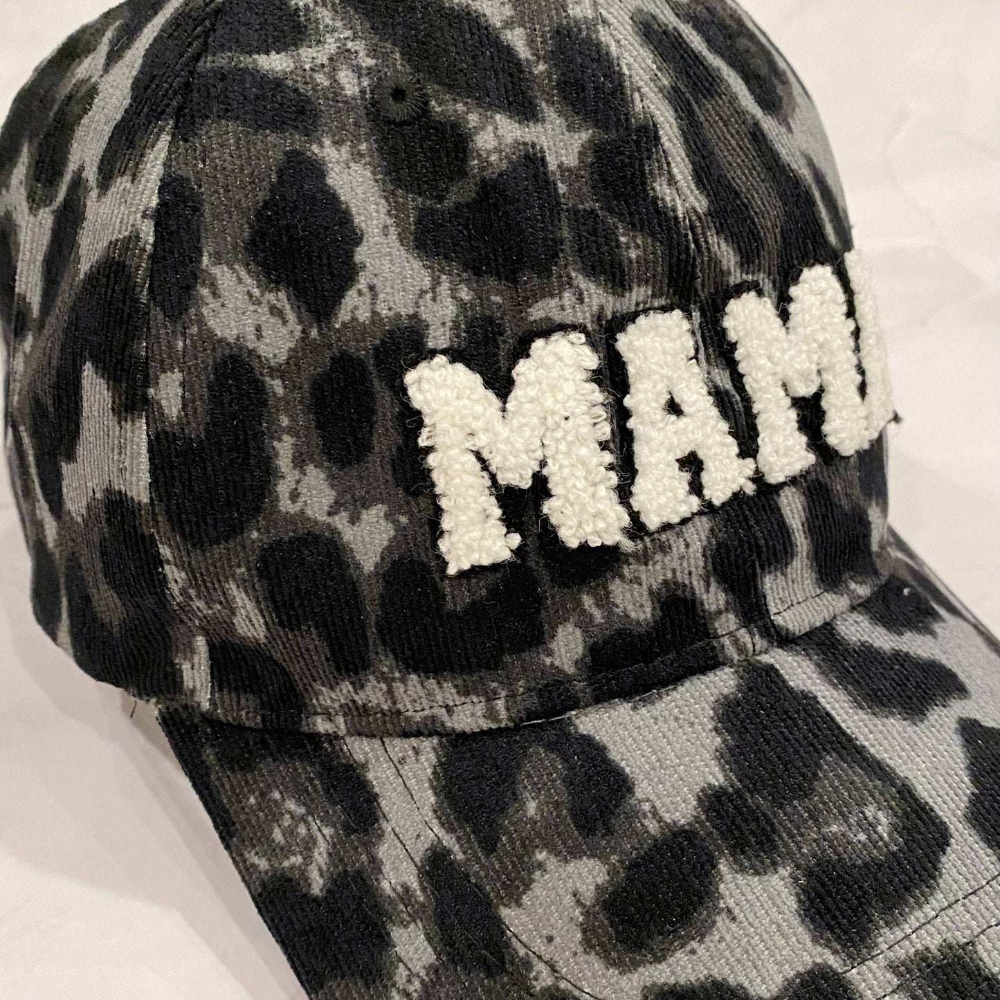 Wild Mama Corduroy Ball Cap: Brown