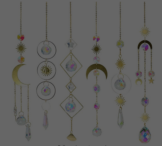 crystal hanging sun catcher