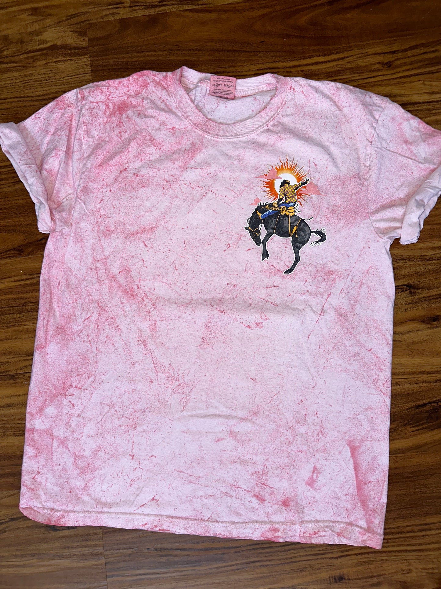 Wild West checkered Comfort Colors tshirt
