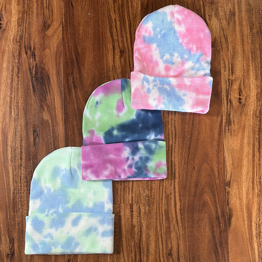 Tie dye beanie