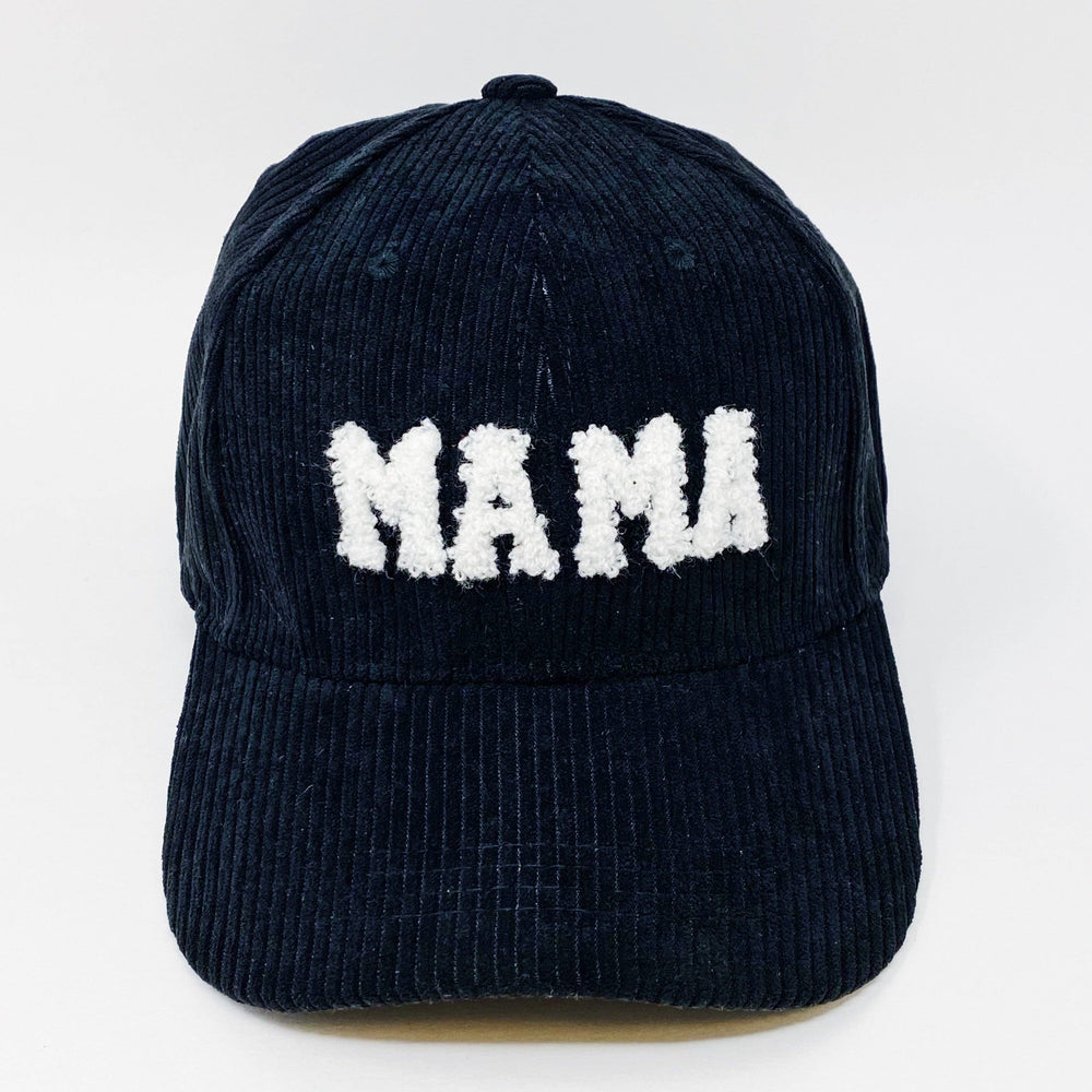 MAMA Embroidered Corduroy Baseball Cap