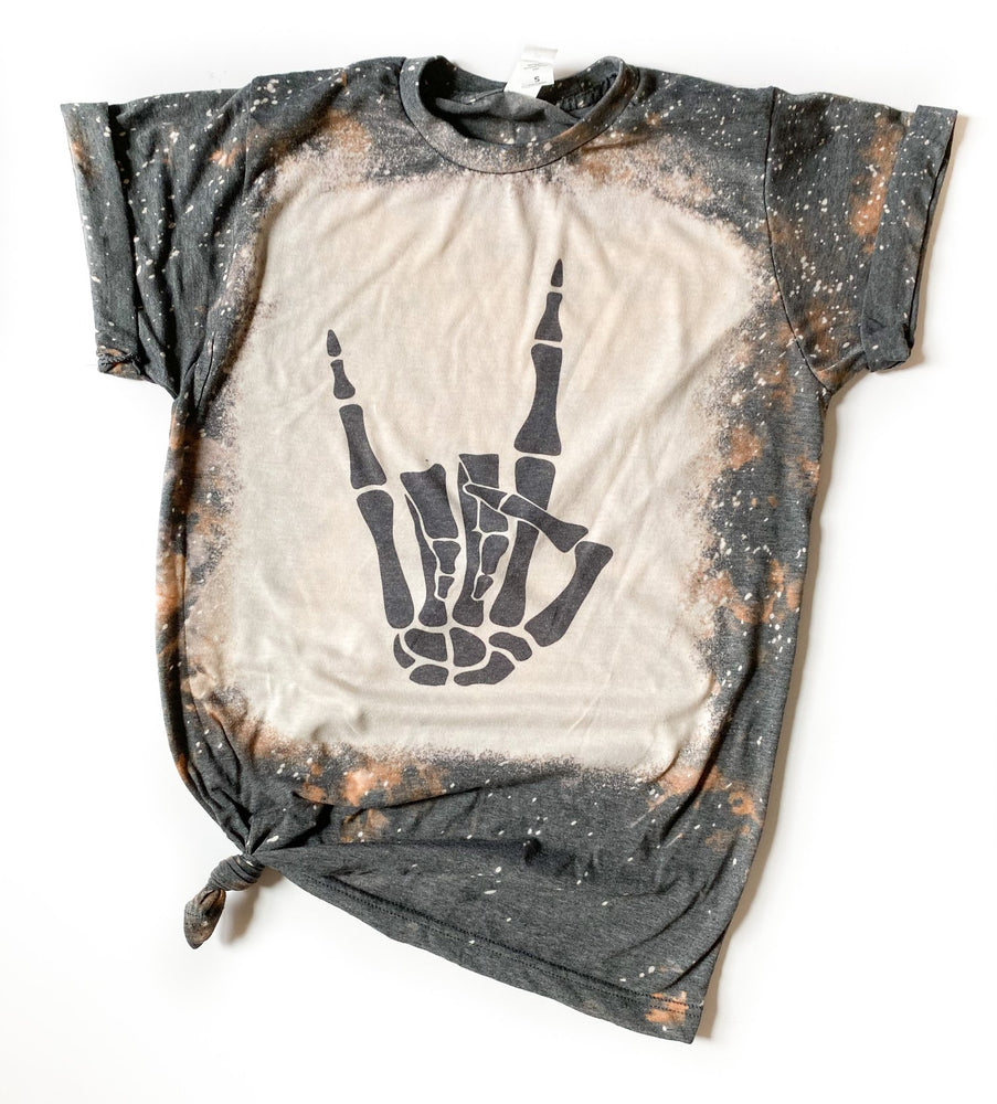 Rock on Skellie hand T-Shirt